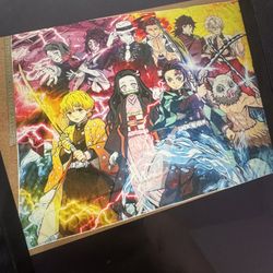 New Fabric Tapestry Demon Slayer Anime Room Decor 