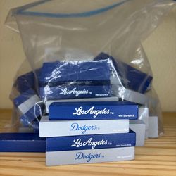 LA Dodgers small Jenga set