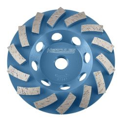 HERCULES 4-1/2 in. Diamond Segmented Turbo Cup Wheel