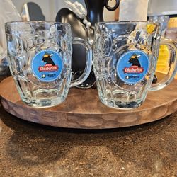 Set of 2 Vintage Spaten München Oktoberfest Beer Steins - 0.5L