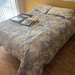 Bed frame, Mattress, Sheets, Pillows, Bedspread & Box Spring 