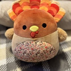 BRAND NEW WITHOUT TAGS 8 INCH GOBRIANNA THE TURKEY SQUISHMALLOW PLUSH