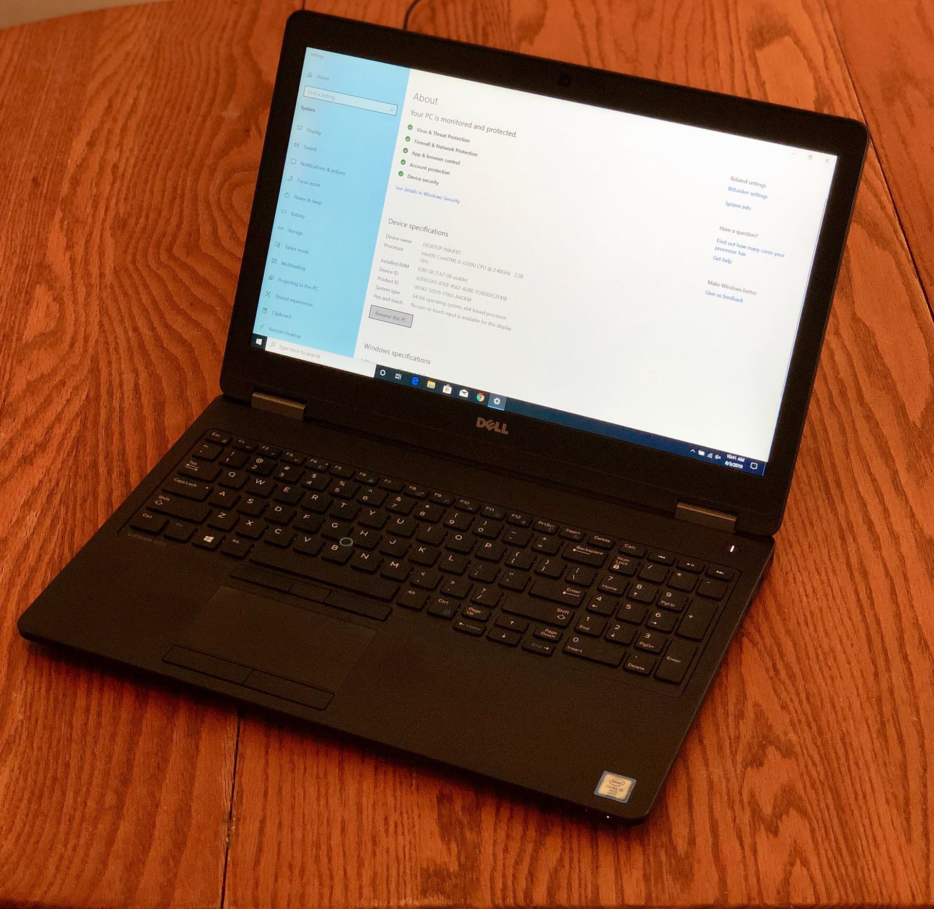 Dell Business Laptop Latitude E5570 15”