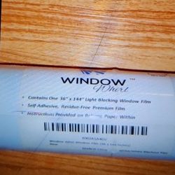 Blackout White Window Film