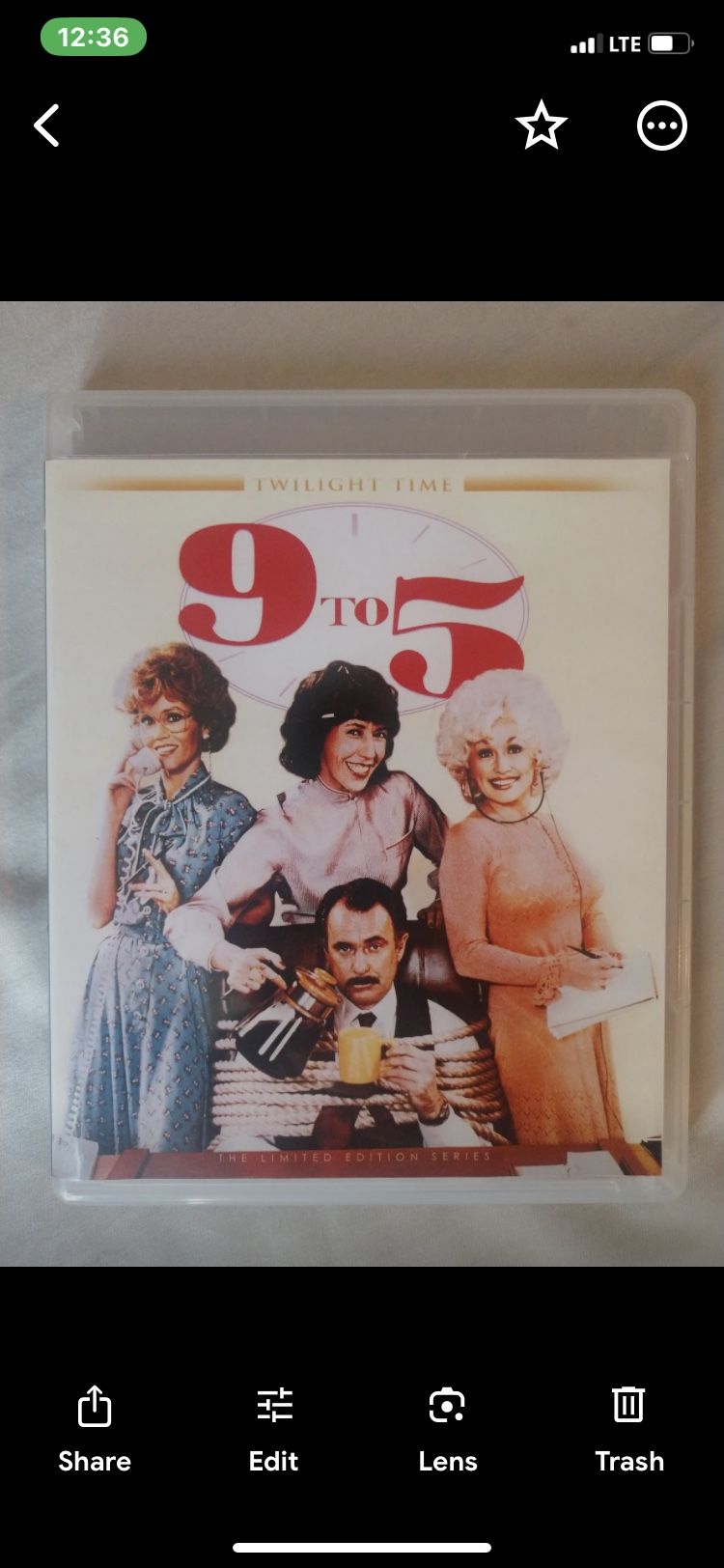 9 to 5. Blue Ray