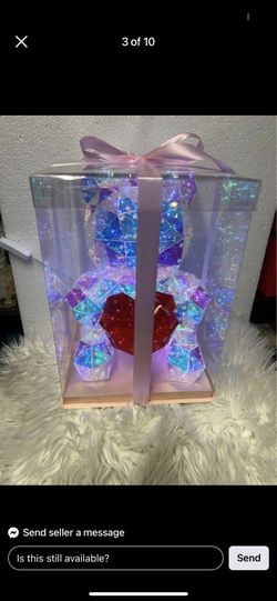 Valentines Lighting Bear with USB Charger