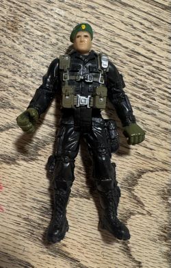 Chap Mei Soldier Force III Action Figure – 4” Green Beret – Black Outfit