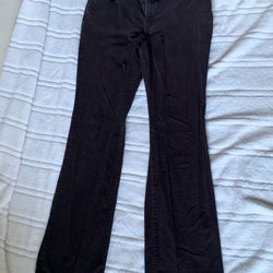 Brown Swayed Wide Boot Width Jeans 