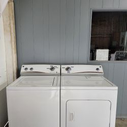 SET WASHER AND DRYER KENMORE GOOD CONDITION BOTH ELECTRIC LARGE CAPACITY HEAVY DUTY DELIVERY AVAILABLE WE DO REPAIRS 