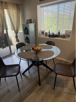 Glass Kitchen Table
