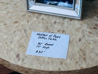 Coffee Table - Mother of Pearl