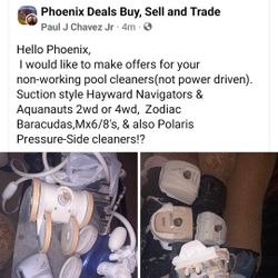 Wtb Broken Pool Cleaners