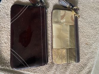 Coach wristlets