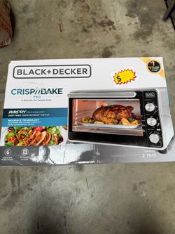 Black+Decker CrispNBake Pro 6-Slice Air Fry Toaster Oven