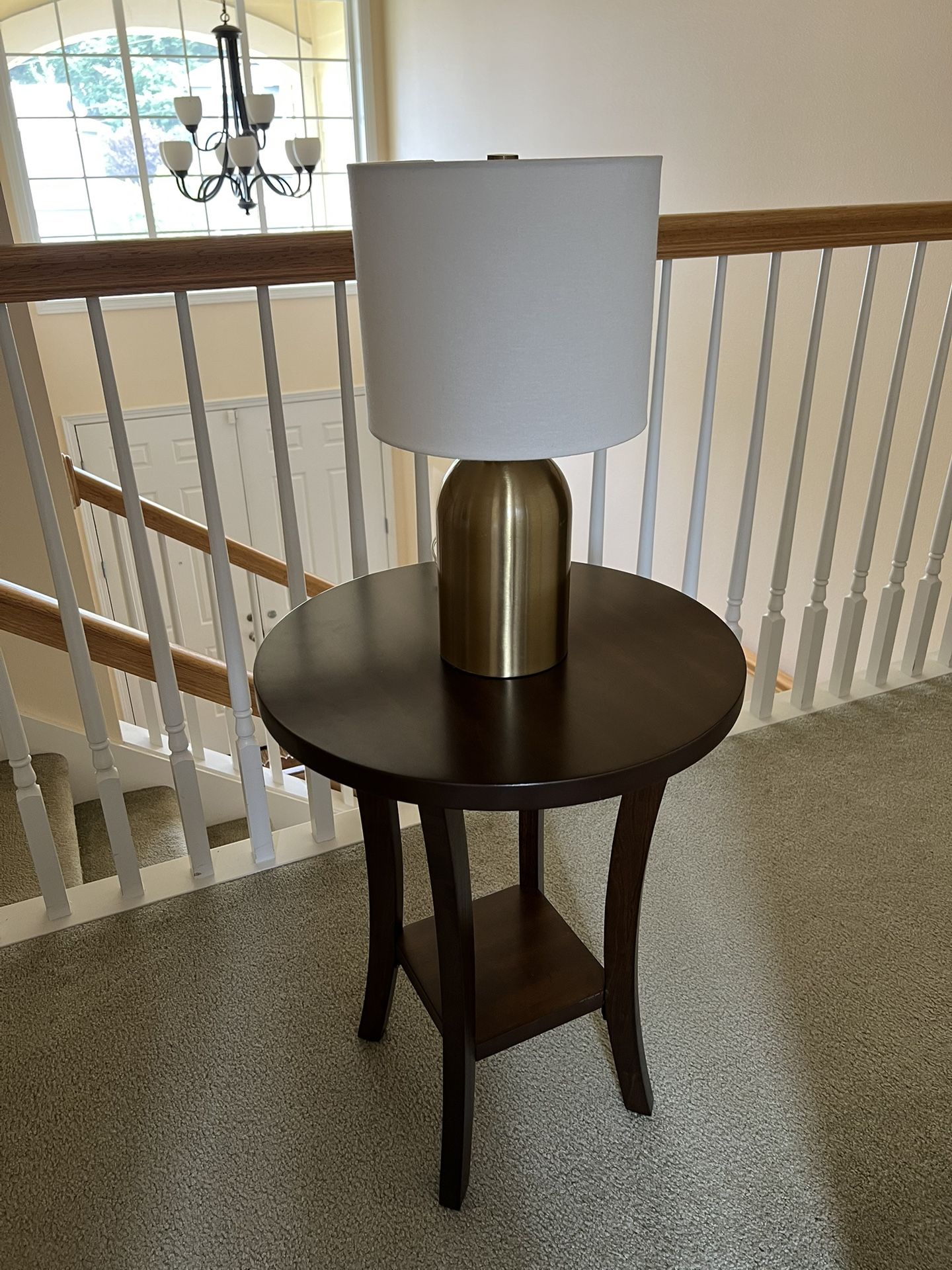 Accent Table And Lamp
