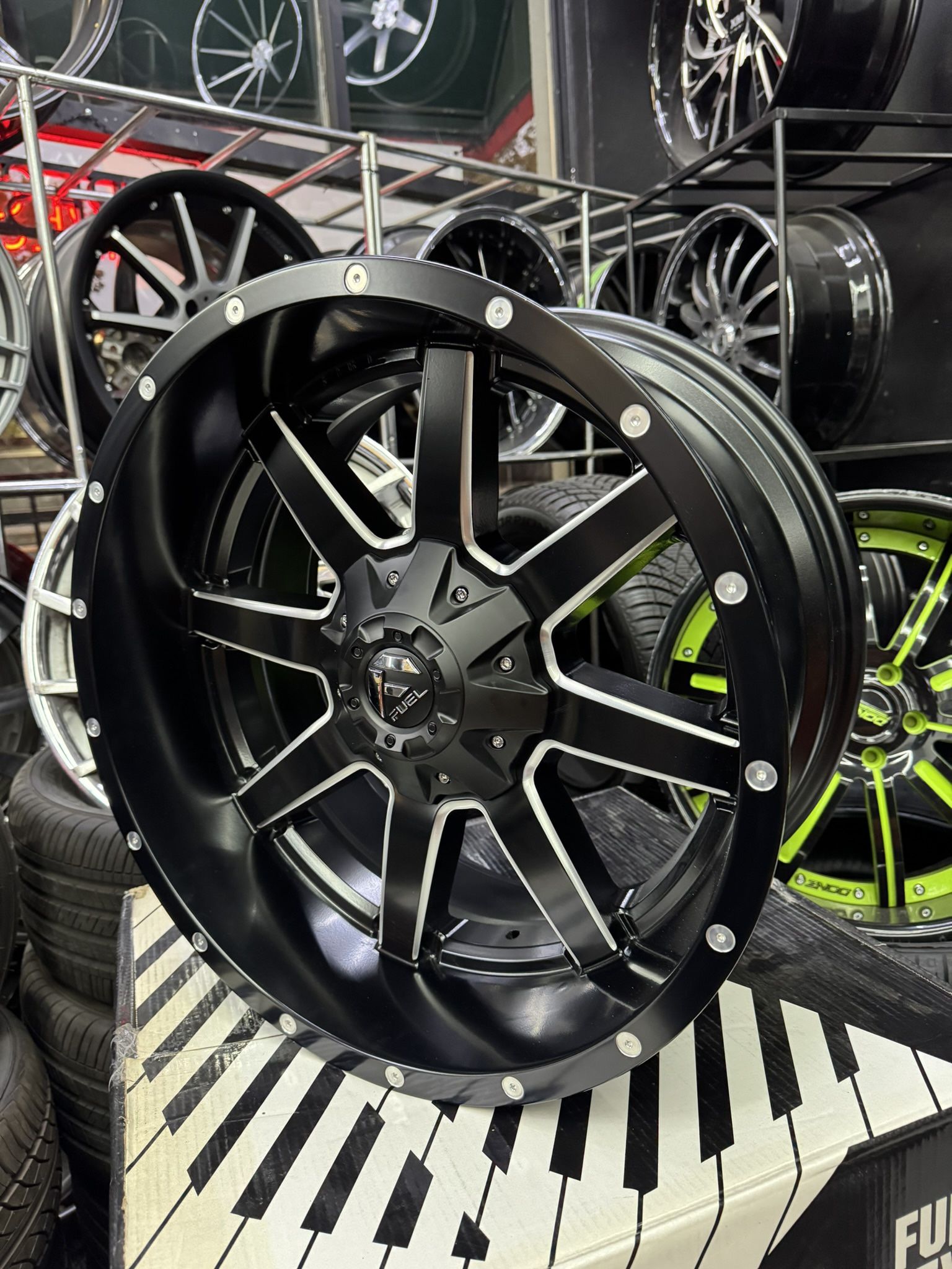 20x10” Fuel Maverick Wheels 6x139.7 / 6x135 In stock
