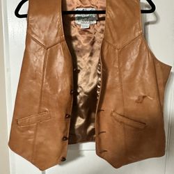 Wrangler Genuine Leather Vest 