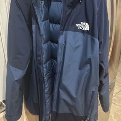 North Face Jacket Blue Gore-Tex Snow XL