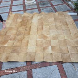Italian leather rug