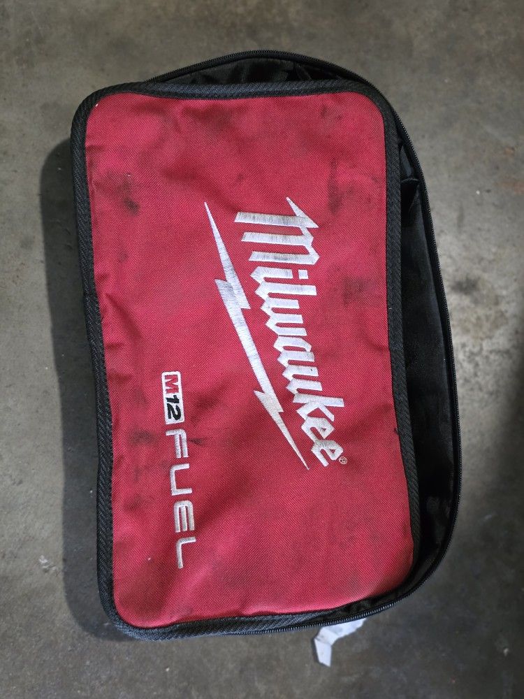 Milwaukee Bag With 2 M12 Chargers