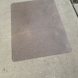 Office Chair Mat, Heavy Duty 36 X 48, With Grippers For Carpet