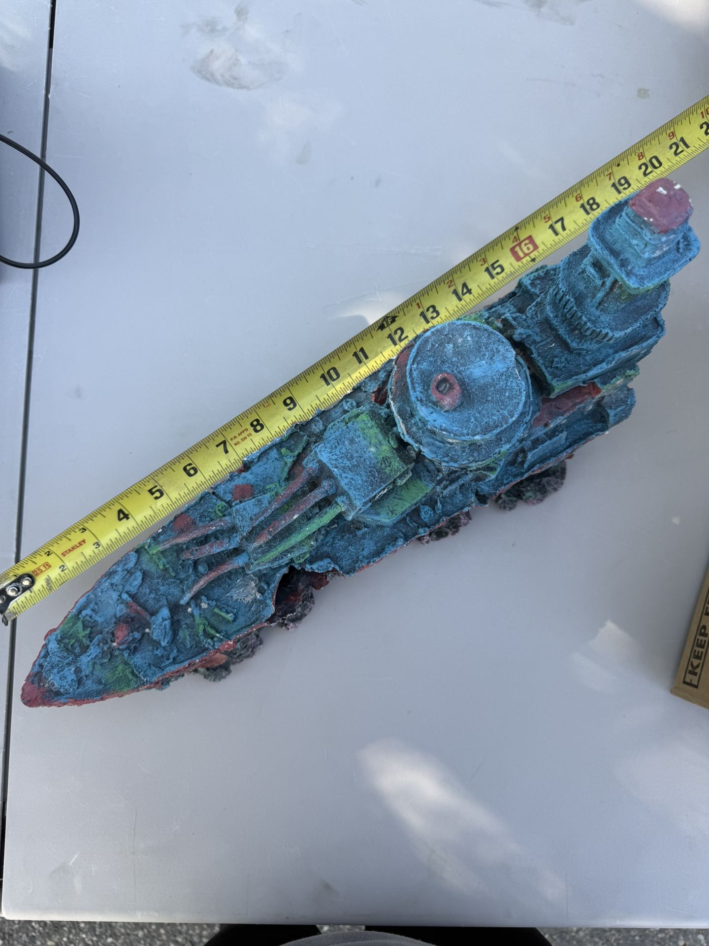 Barco Decoración Pecera