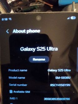 Factory unlock s25 ultra Samsung