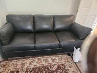Black Leather sofa