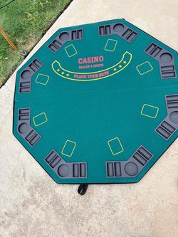 Poker table topper