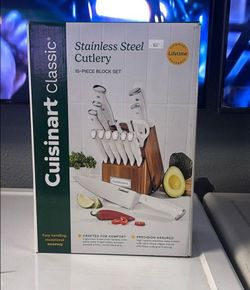 Cuisinart Classic Stainless Steel Cutlery 15 Piece Set