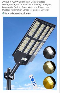 Solar Parking Lot Light