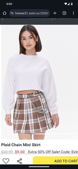 New Brown Forever 21 Skirt Size S