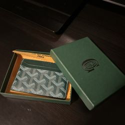 Goyard Cardholder Wallet Green