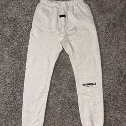 Fear Of God Essentials Light Gray Joggers