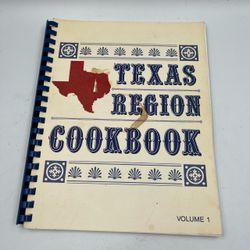 Vintage Texas Region cookbook volume 1 from 1990’s
