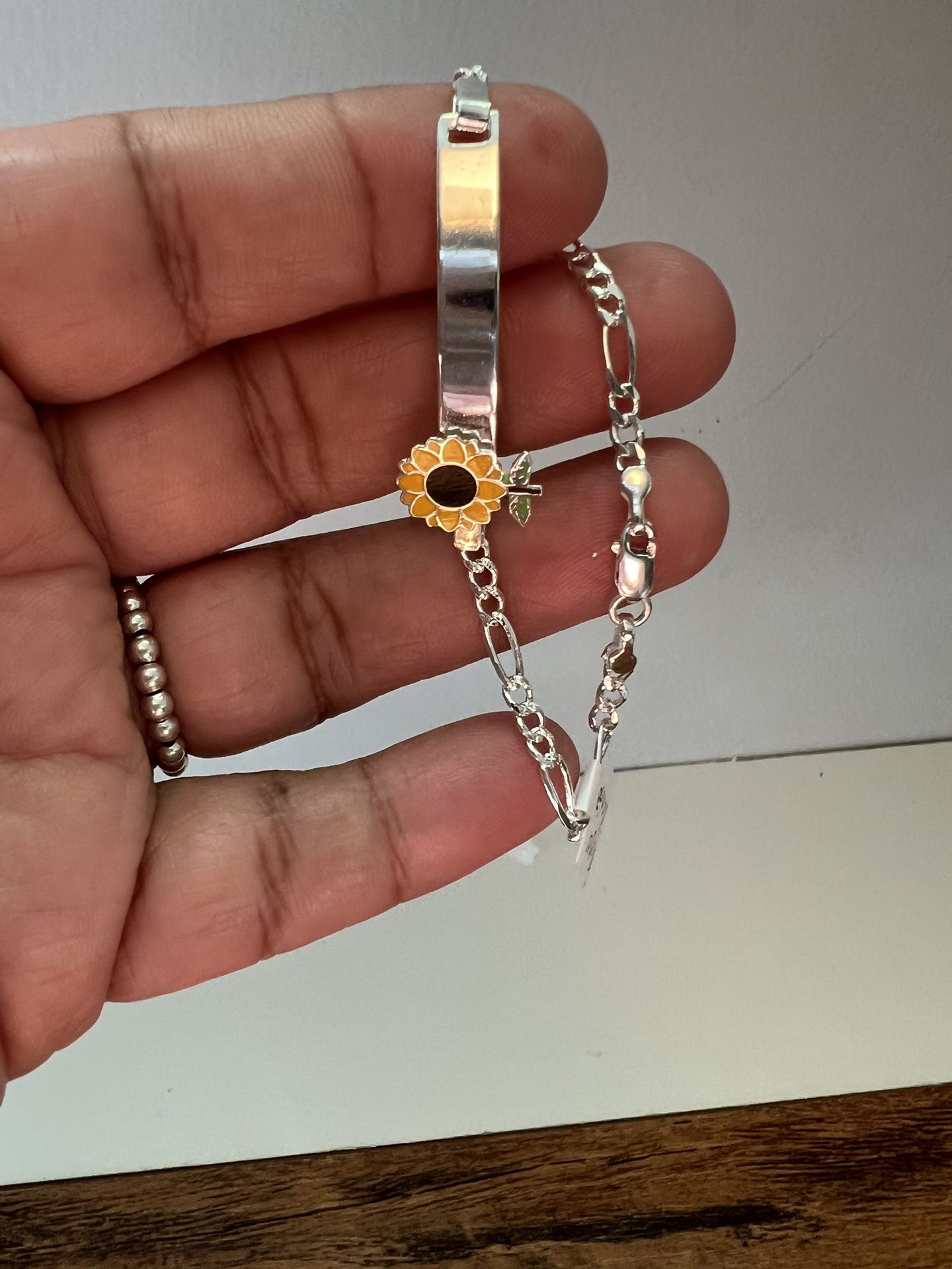 Pulsera De Niña De Plata 925 Plata Mexicana
