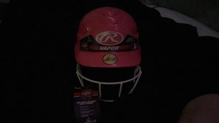 New softball helmet