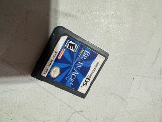 Nintendo DS game brain age 2
