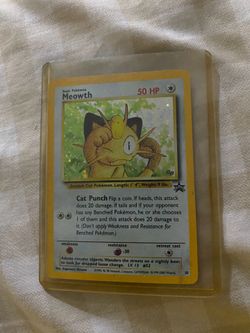 Meowth Pokémon card