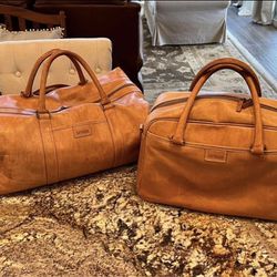 Hartmann Saddle leather duffel bags