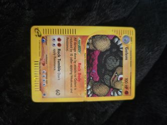 Pokemon Golem 14/165 Expedition Holo e-Reader WOTC TCG Card 2002