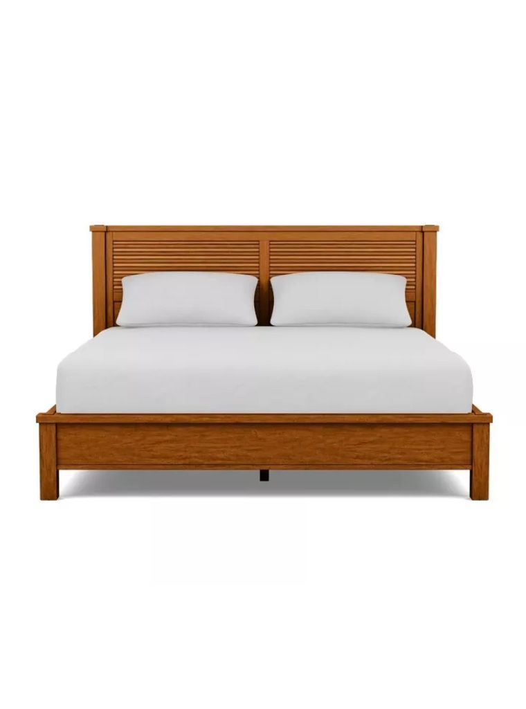 Ethan Allen Drake Bed Frame, Terra, Queen Size