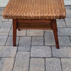 Wicker Vanity Seat