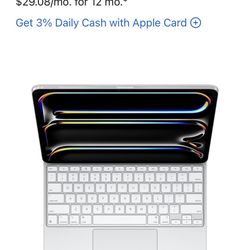 Magic Keyboard for iPad Pro 13‑inch (M5) - US English - White 