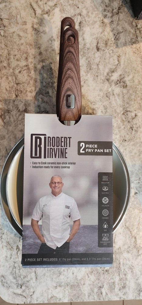 Robert Irvine 2 Piece Fry Pan Set
