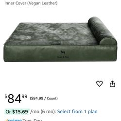 Memory Foam Dog Bed - Green