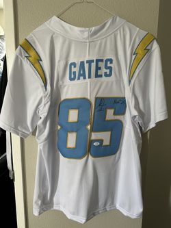 Antonio Gates Signed Custom Jersey With Bolts JSA