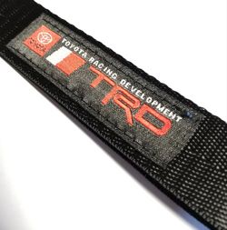 BRAND New JDM TRD Black Racing Wrist Keychain Metal key Ring Hook Strap Lanyard Universal