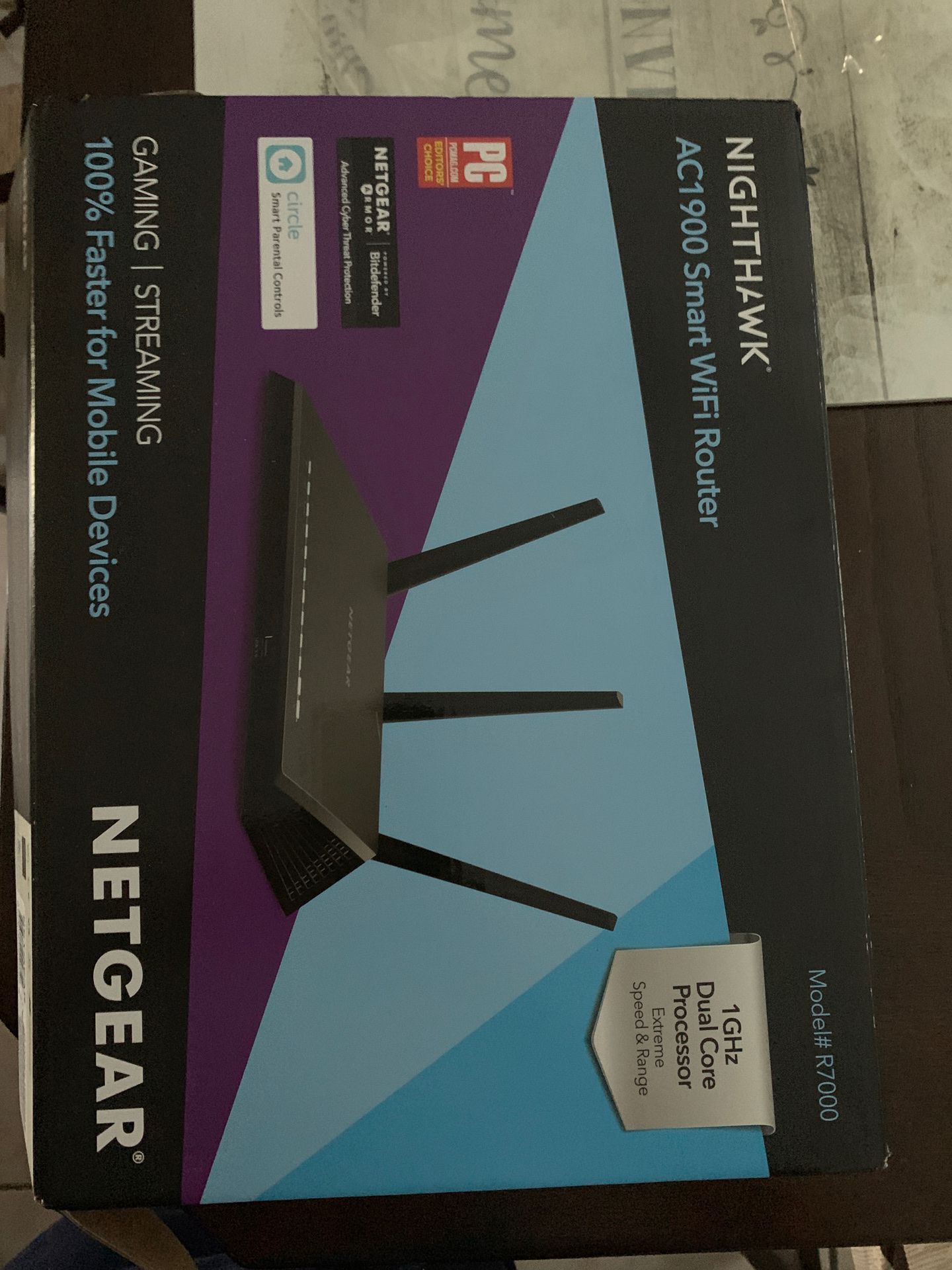 NETGEAR - Nighthawk AC1900 Dual-Band Wi-Fi 5 Router - Black