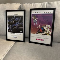 J Cole & Kanye West Album Covers